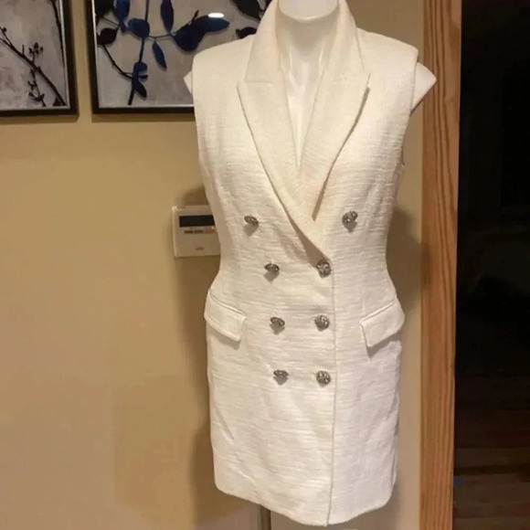 ZARA NEW COLLECTION Textured Vest Dress - Picture 8 of 12